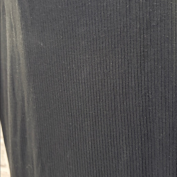 SHEIN Curve Black Ribbed Knit Top heart cut out, size 4X high collar - Picture 2 of 4